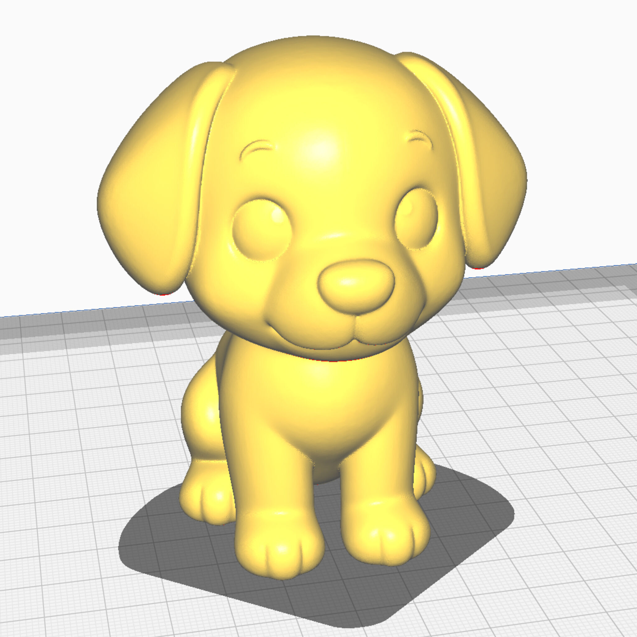 Cute Puppy Printable 3D print model_3
