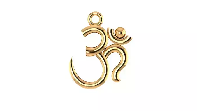 OM Pendent 3D print model