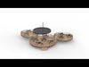 Summer terrace 3D model_1