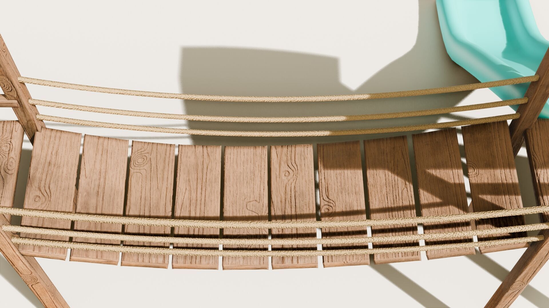 Playground castle with a slide Low-poly 3D model_15