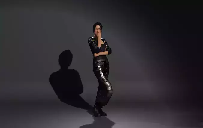 Scifi female 3D model Scifi female 3D model