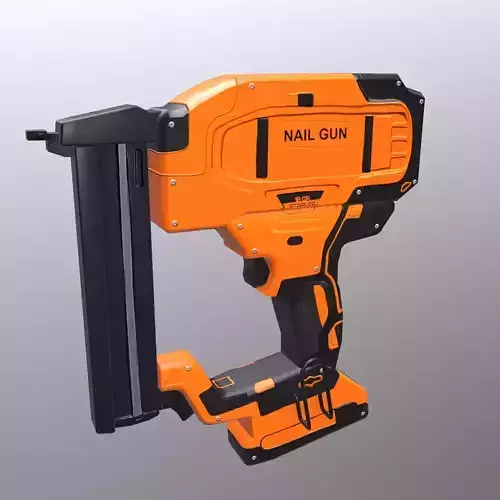 Nail Gun Low Poly