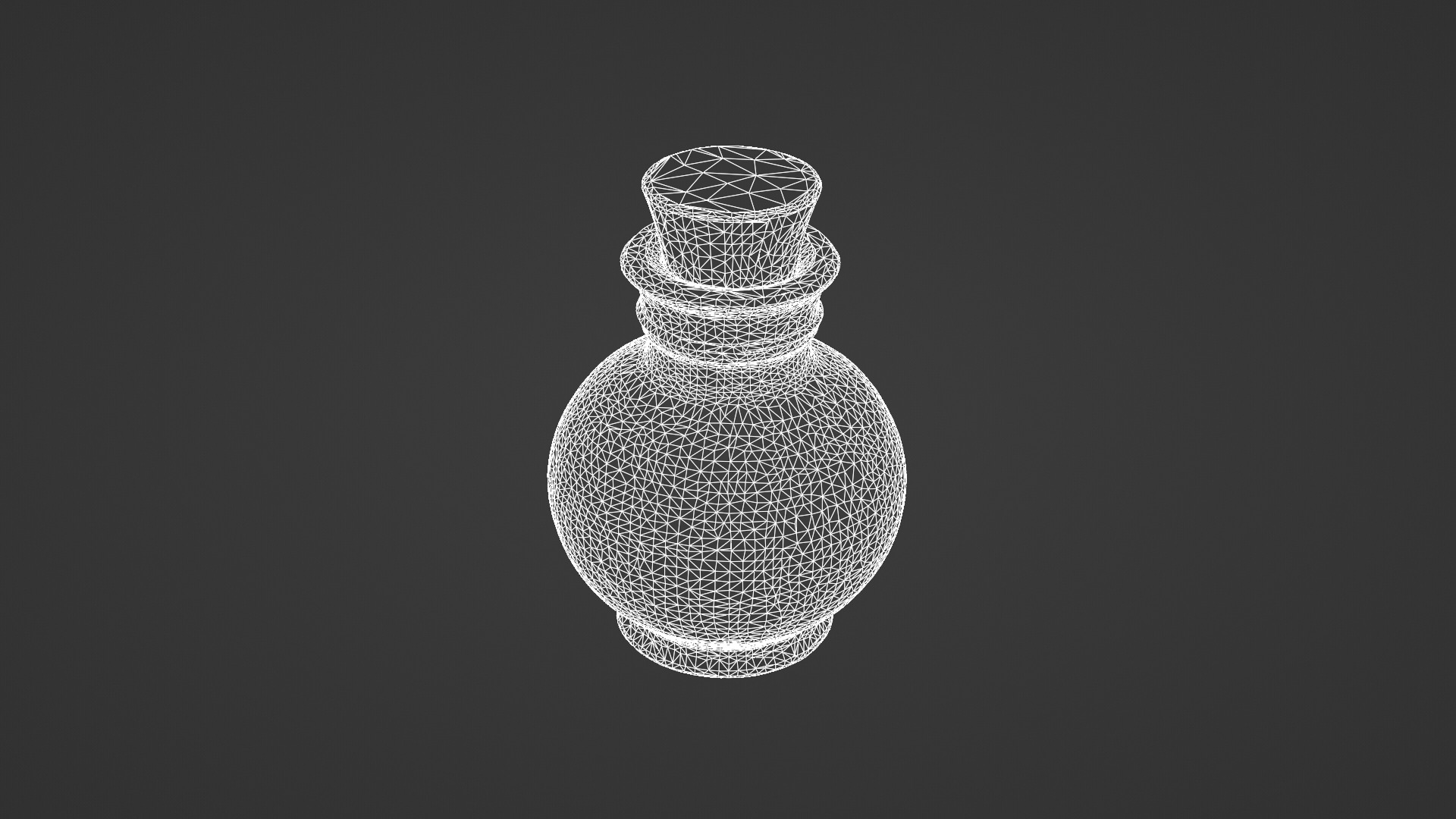 Fantasy Magic Potion Bottle 3D model_6