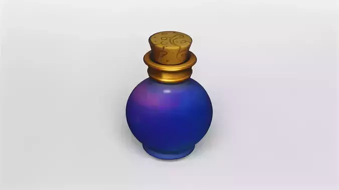 Fantasy Magic Potion Bottle