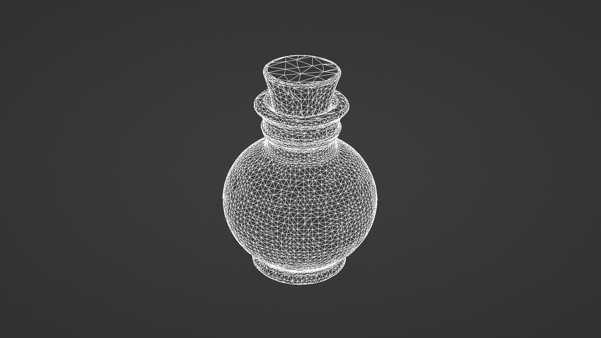 Fantasy Magic Potion Bottle 3D model_8