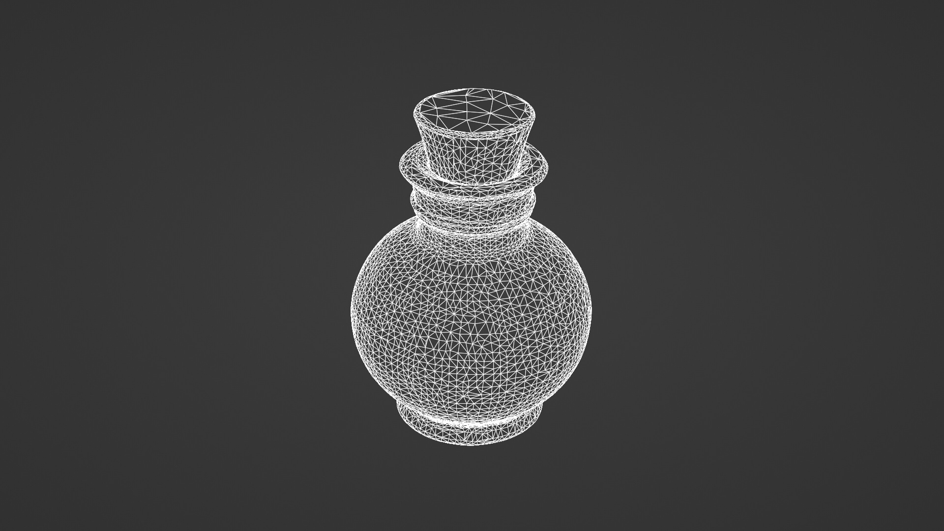 Fantasy Magic Potion Bottle 3D model_7
