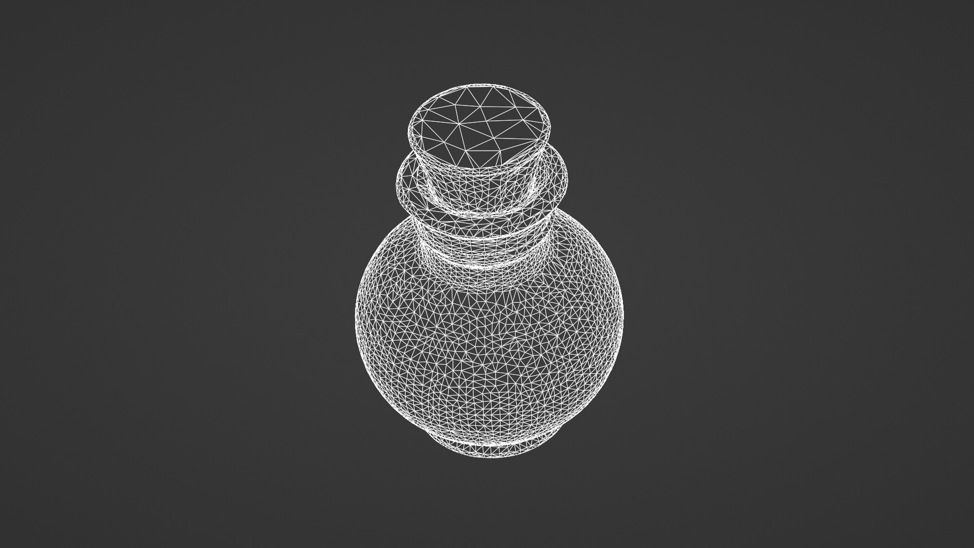 Fantasy Magic Potion Bottle 3D model_9