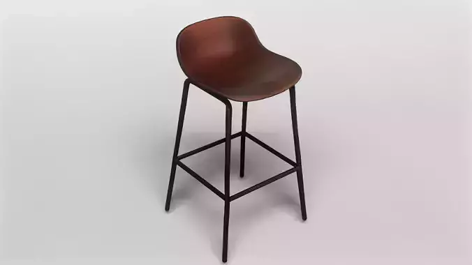 Modern Wooden Bar Stool