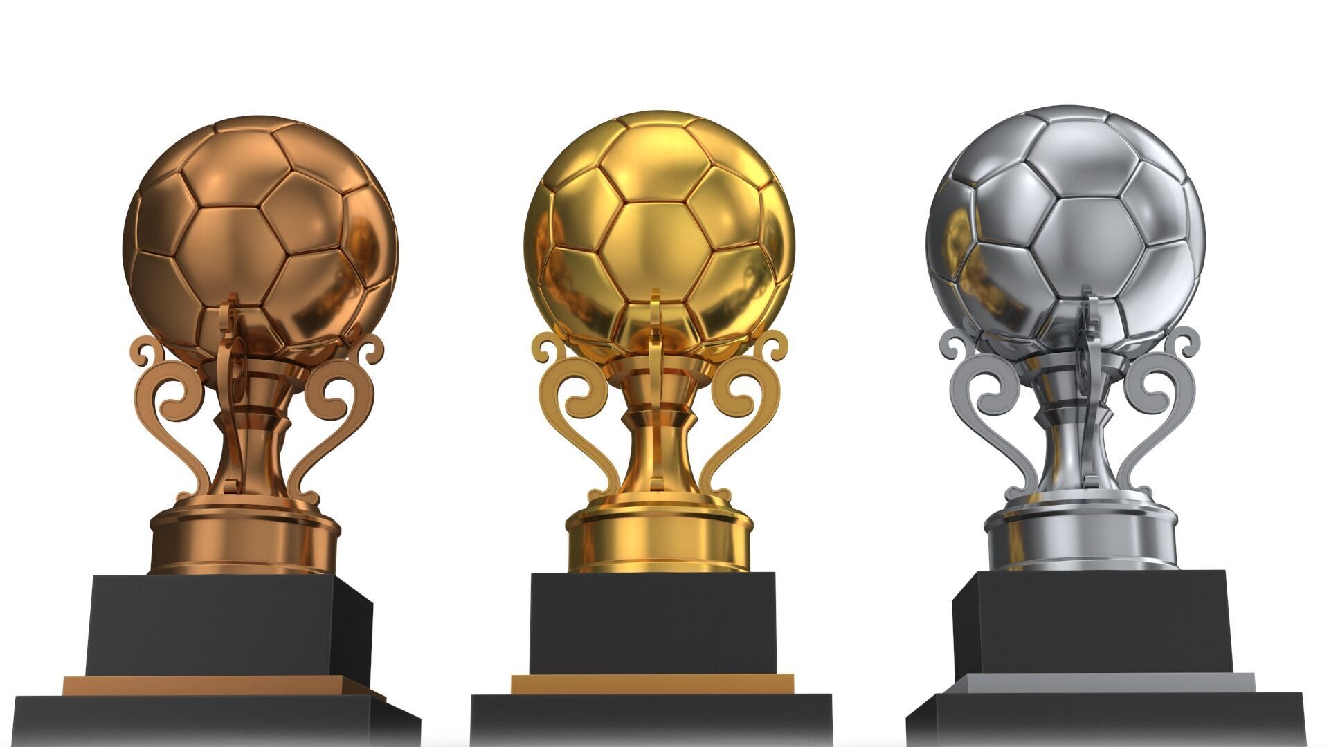Trophy balls 3D model_7