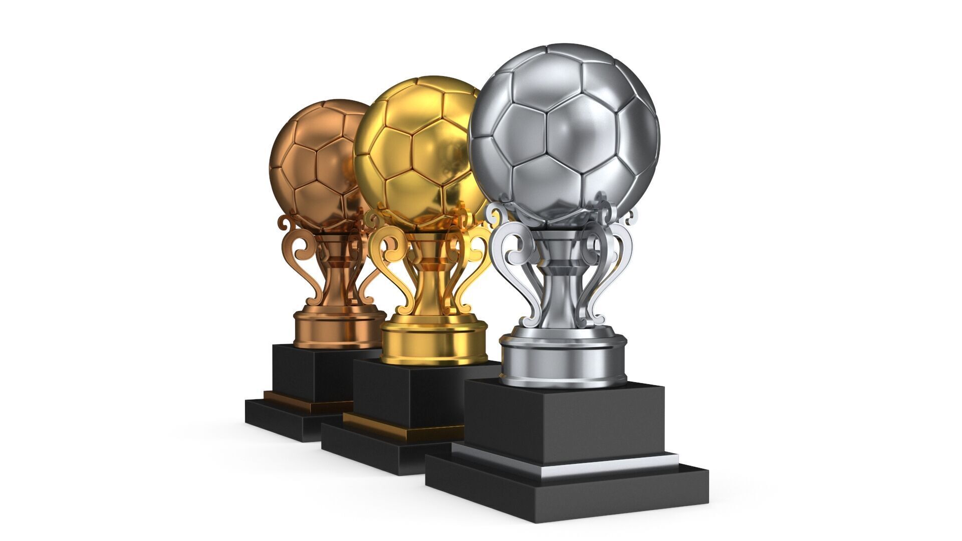 Trophy balls 3D model_4