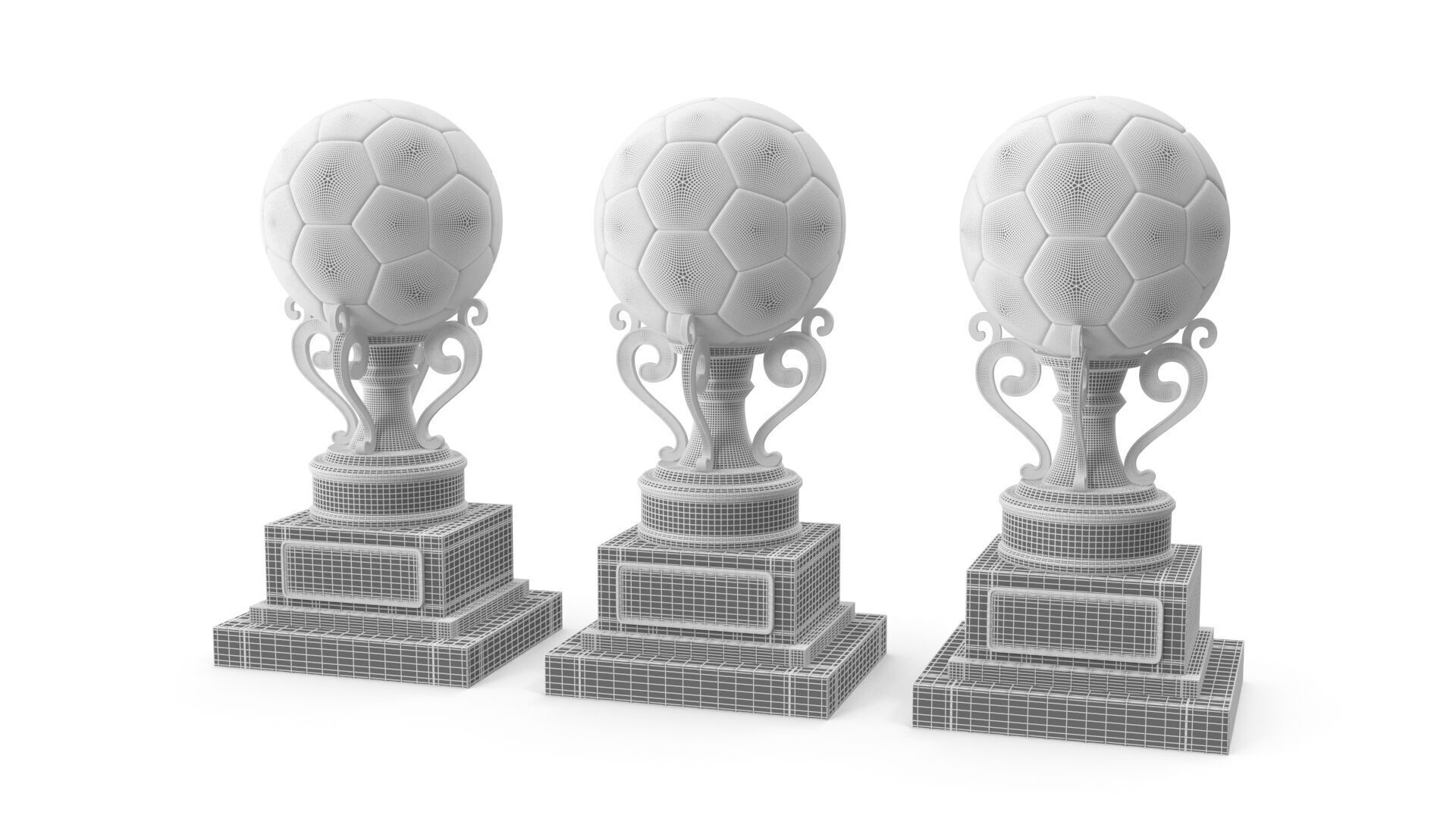 Trophy balls 3D model_12