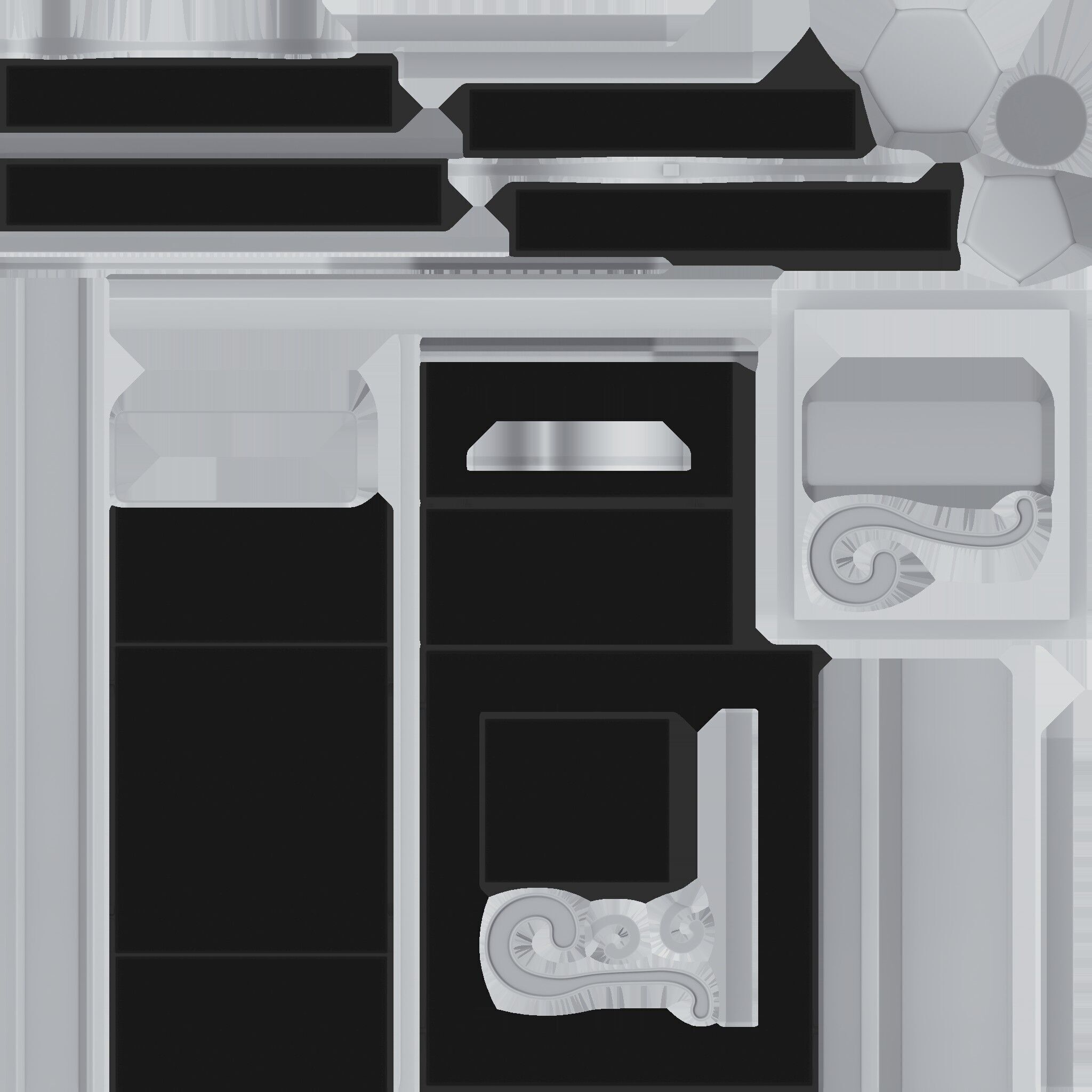 Trophy balls 3D model_10