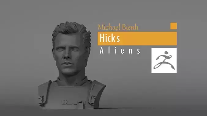 Michael Bienh - Hicks - Aliens 3D print model