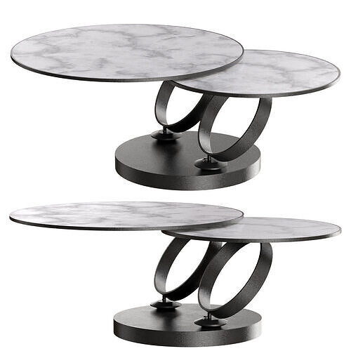 Olympus extendable coffee table 3D model