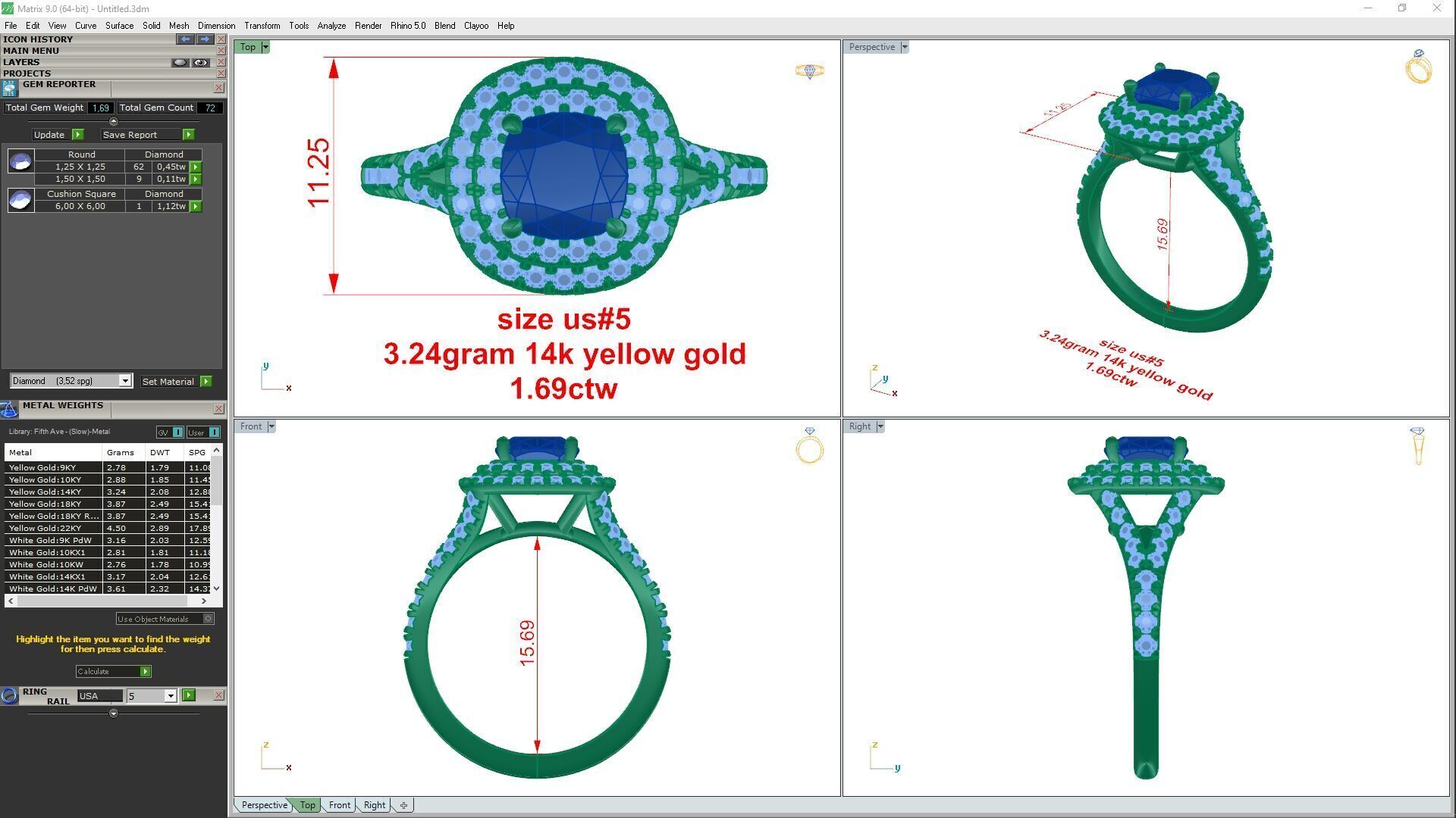 Ring 1041 3D print model_1