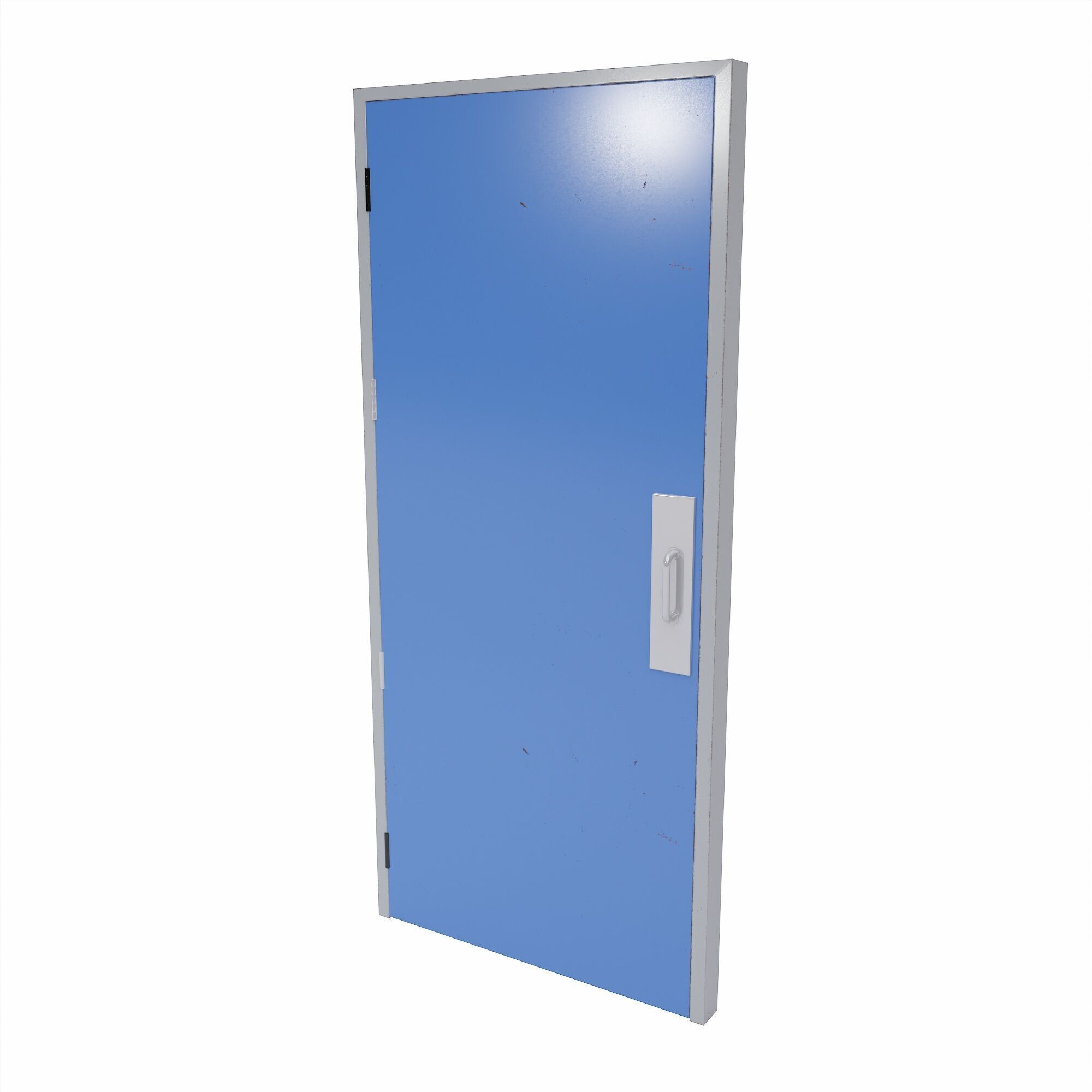 Store room door Low-poly 3D model_4