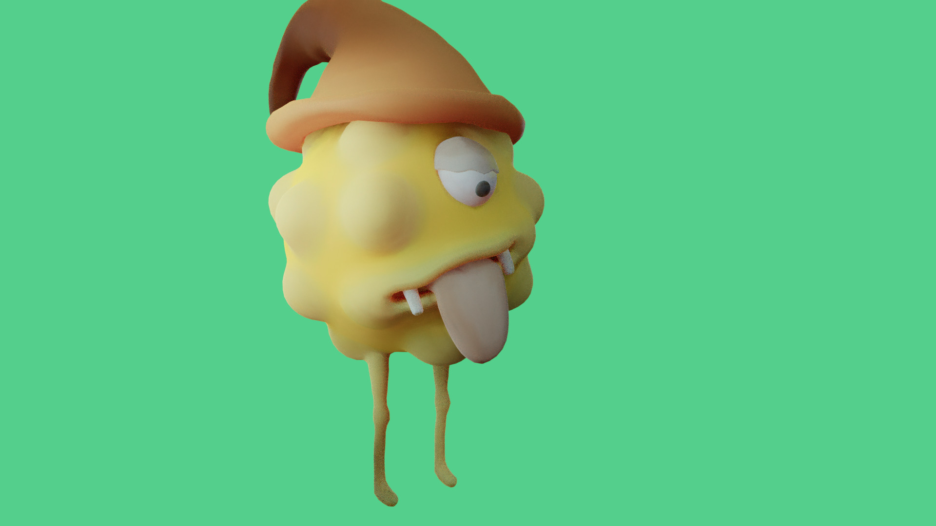 Stylized Fantasy Creature 03 Game Ready Low Poly Textured Free low-poly 3D model_3