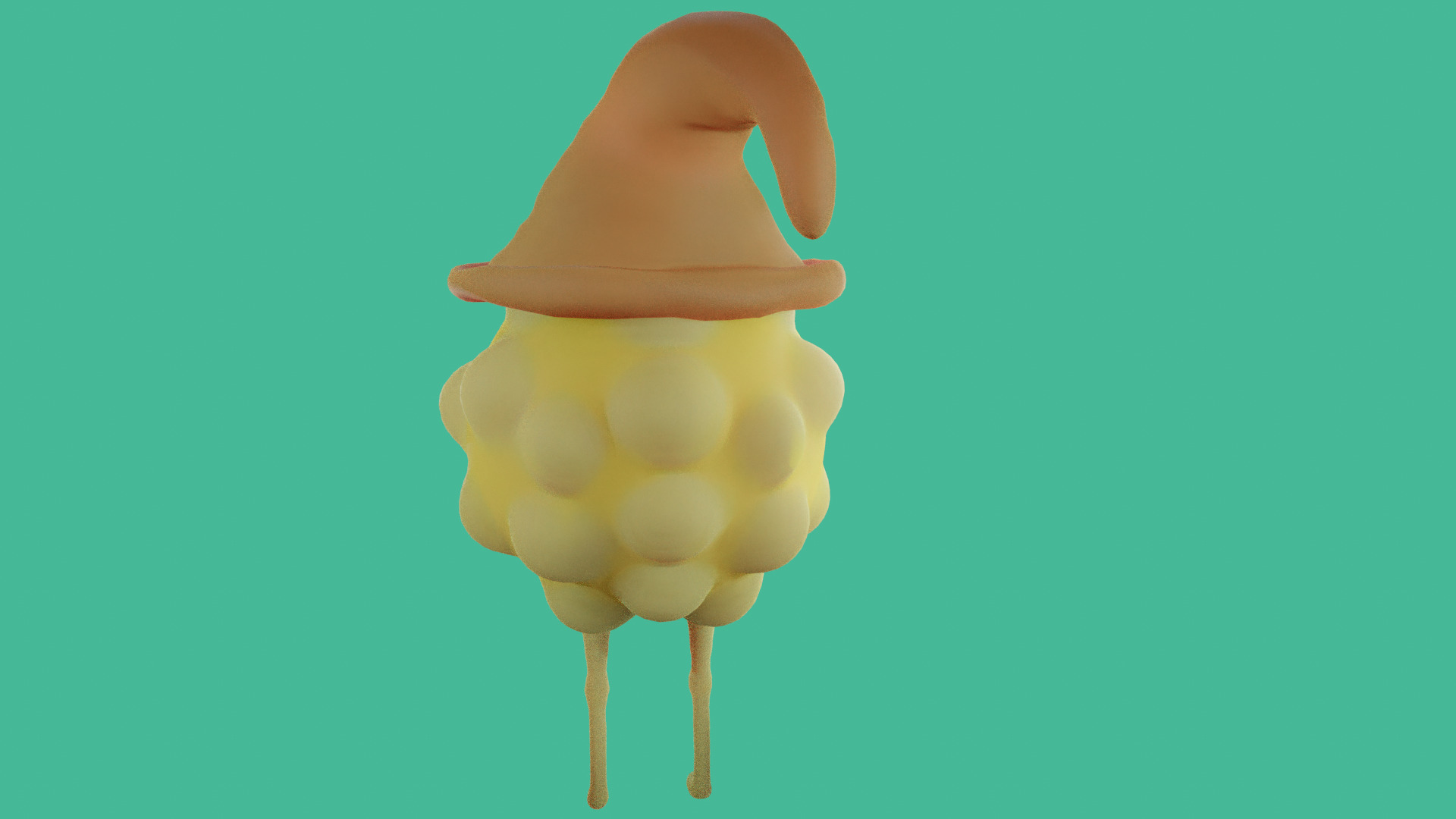 Stylized Fantasy Creature 03 Game Ready Low Poly Textured Free low-poly 3D model_5