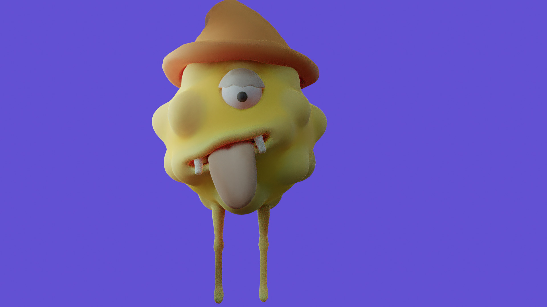 Stylized Fantasy Creature 03 Game Ready Low Poly Textured Free low-poly 3D model_1