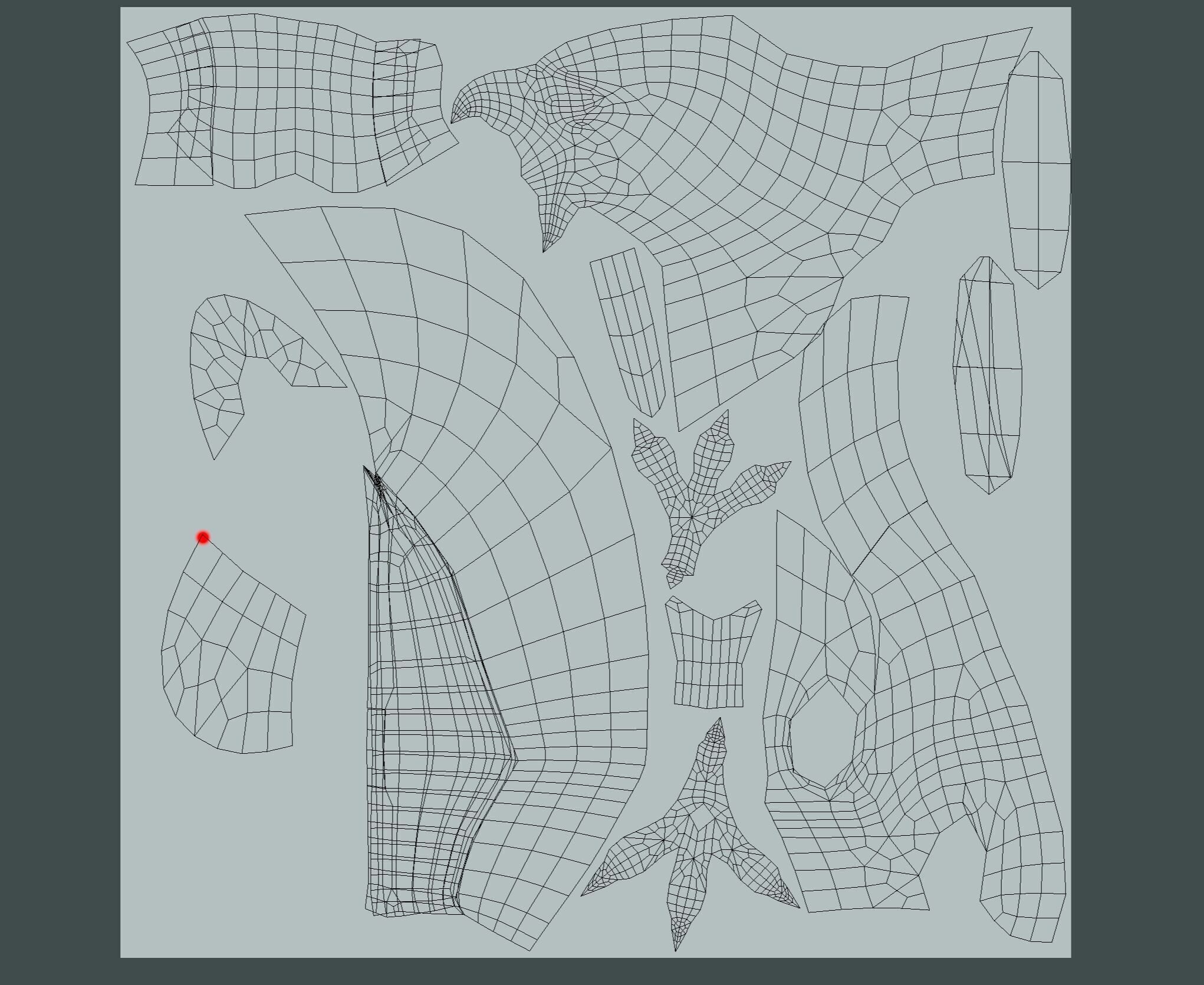 Harpy eagle Low-poly 3D model_4