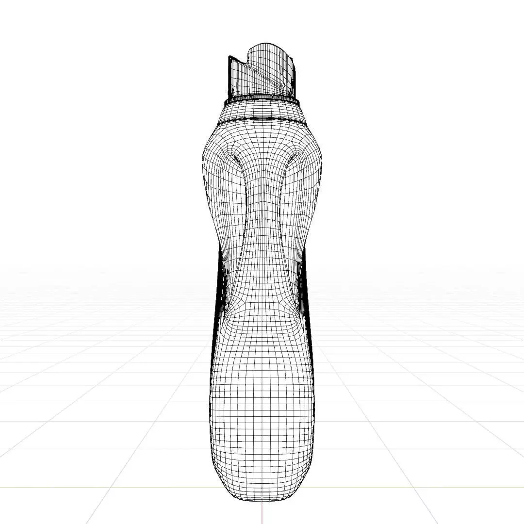 Fabric softener  container  3D model_6