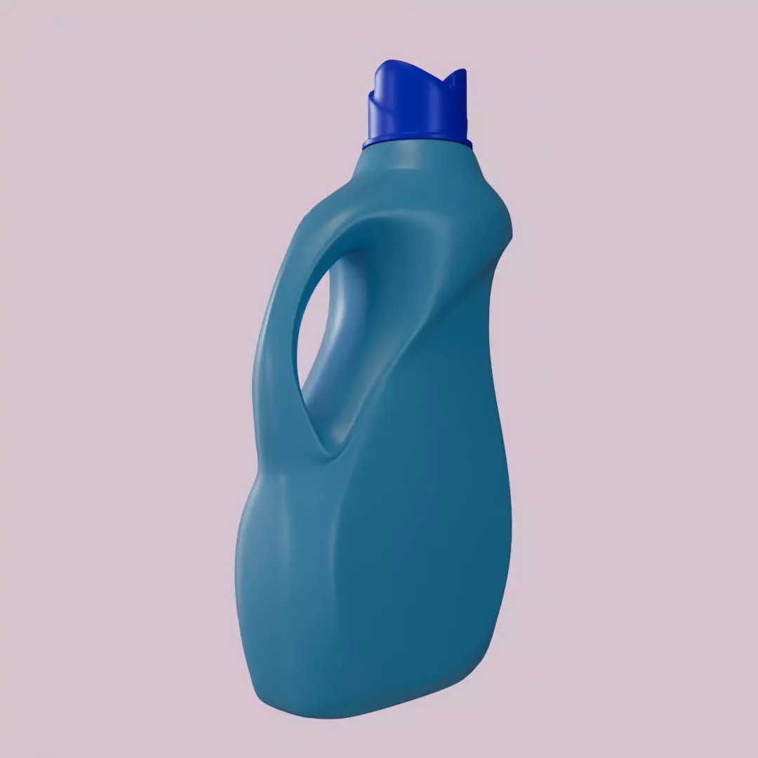 Fabric softener  container  3D model_7