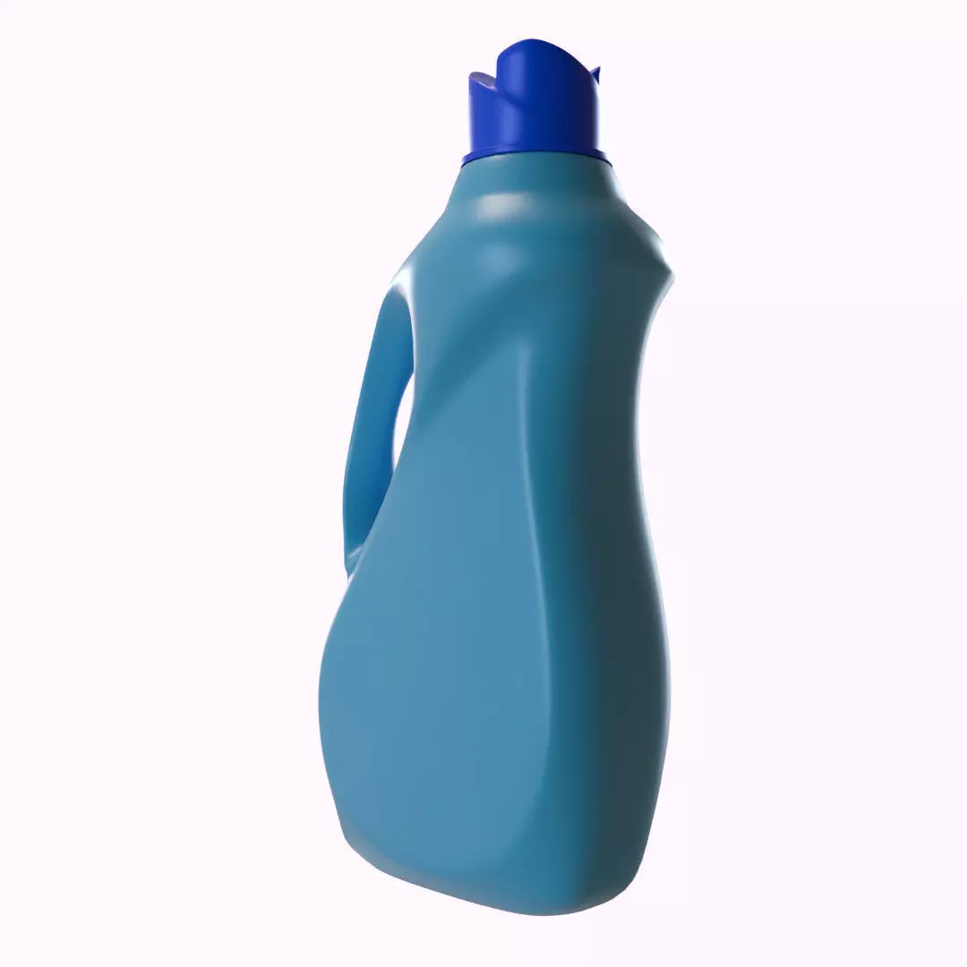 Fabric softener  container  3D model_11