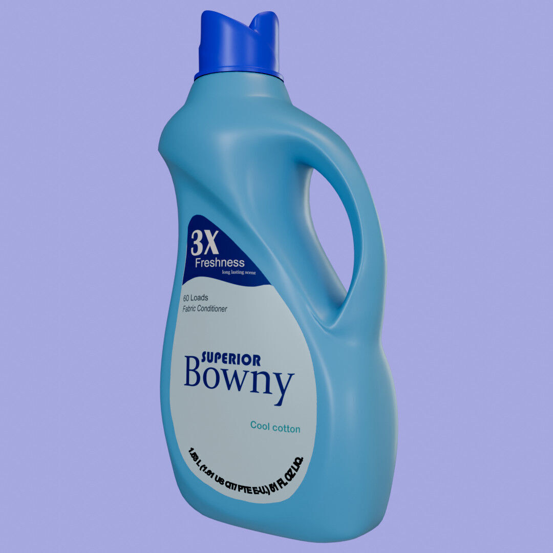 Fabric softener  container  3D model_0