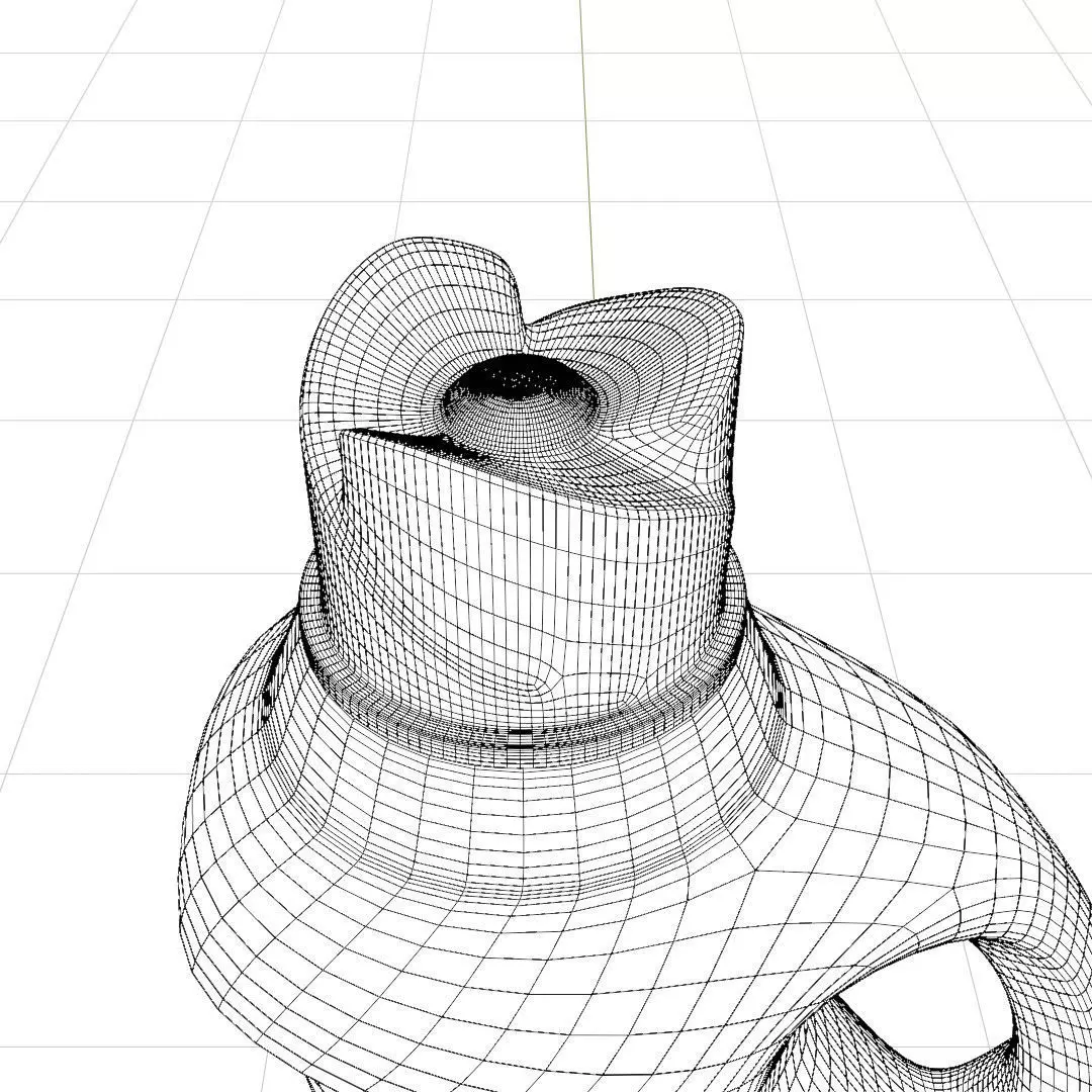 Fabric softener  container  3D model_18