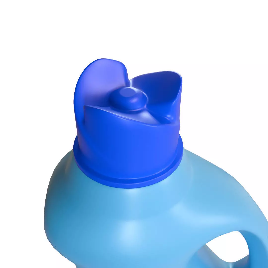 Fabric softener  container  3D model_17