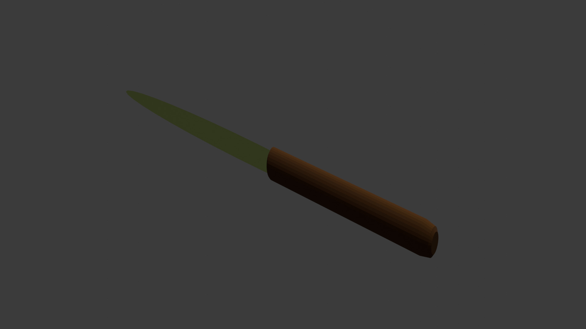 Primitive Wooden Blade  Game Ready Low Poly Free low-poly 3D model_2