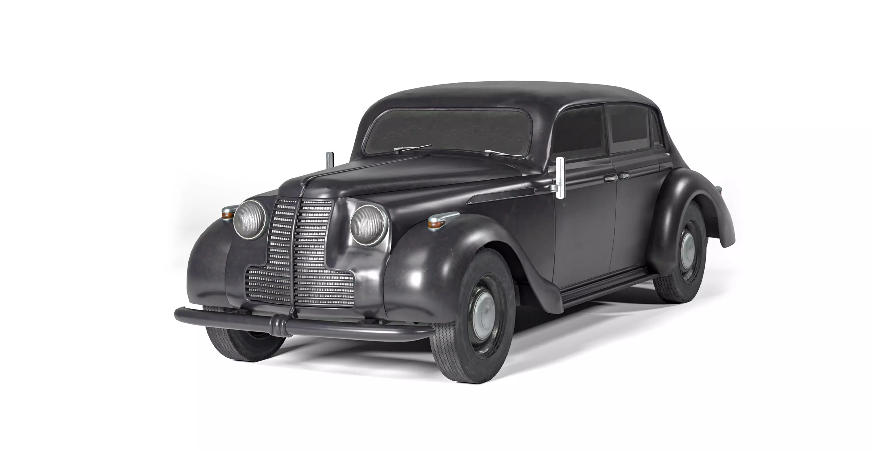 1937 Opel Admiral Vintage German Luxury Car 3D model_0