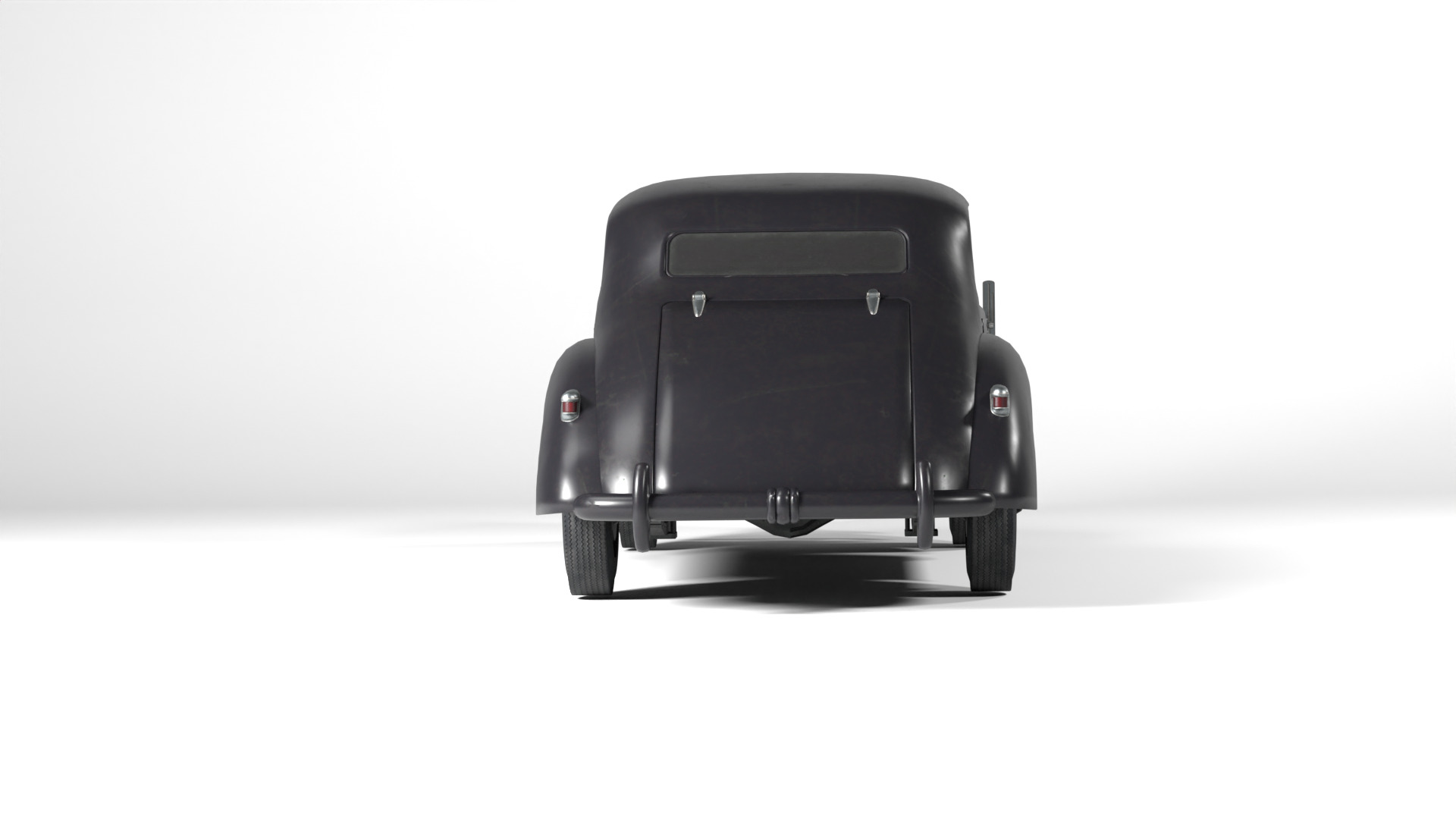 1937 Opel Admiral Vintage German Luxury Car 3D model_4