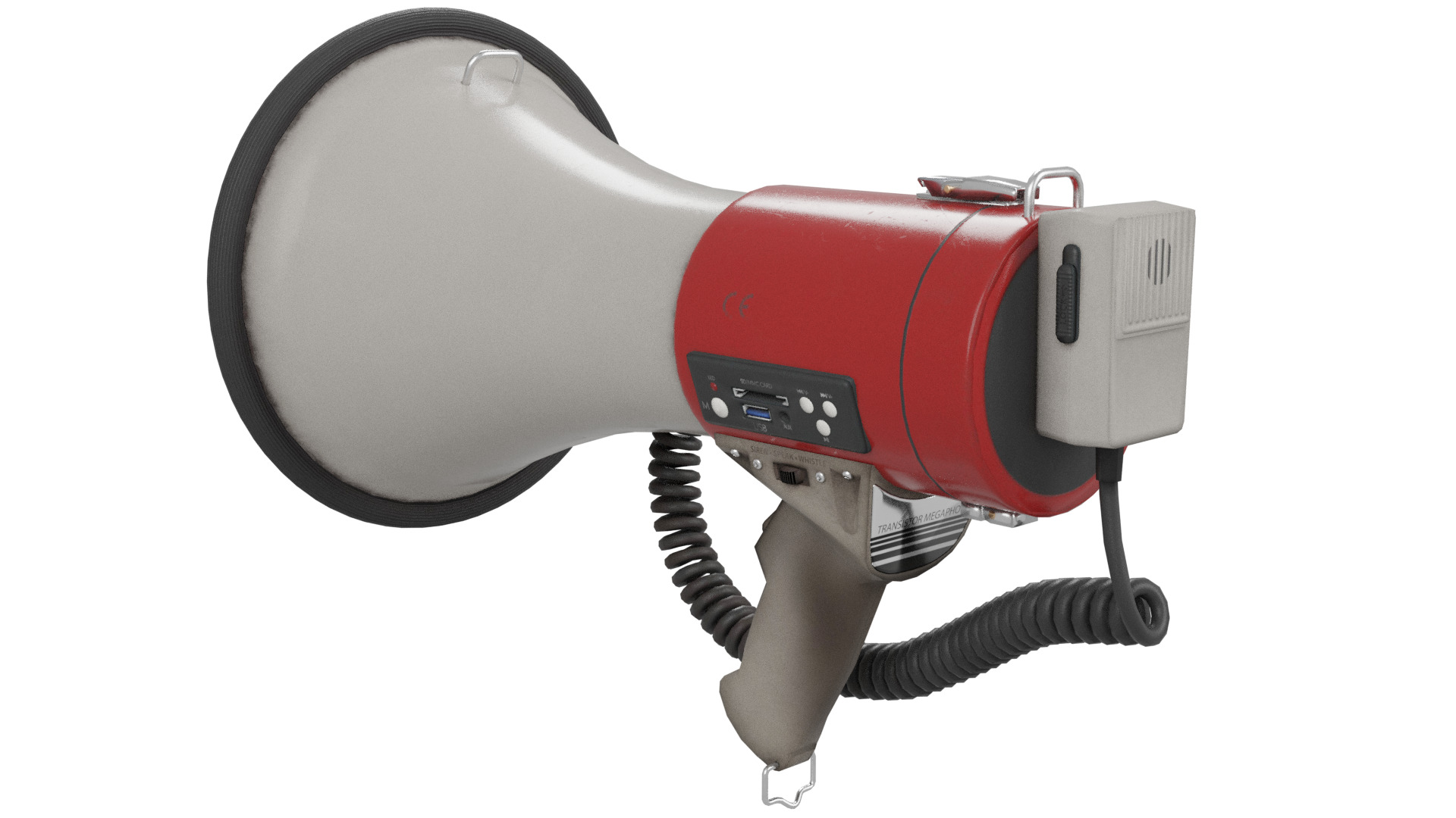 Megaphone 3D model_2