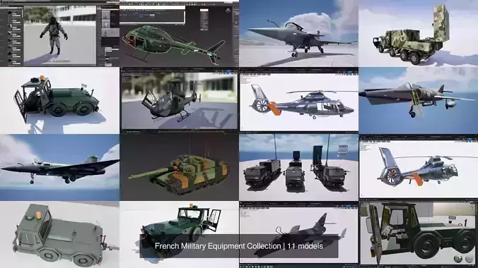 French Military Equipment Collection