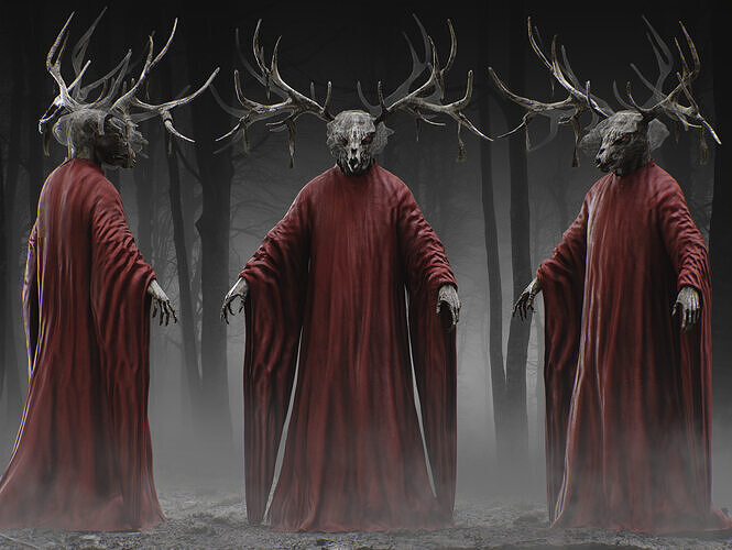 The Pestilent Devil Low-poly 3D model