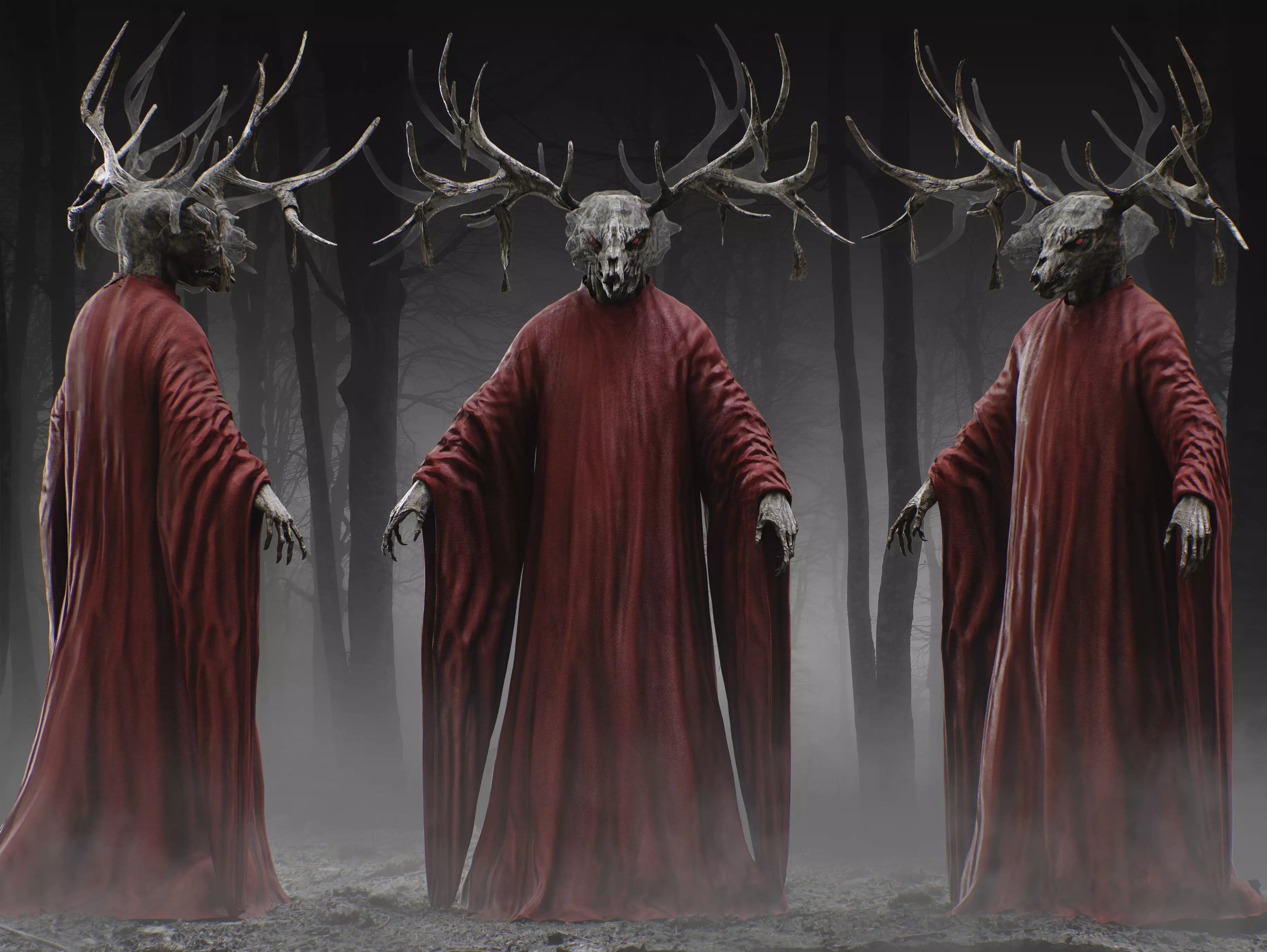The Pestilent Devil Low-poly 3D model