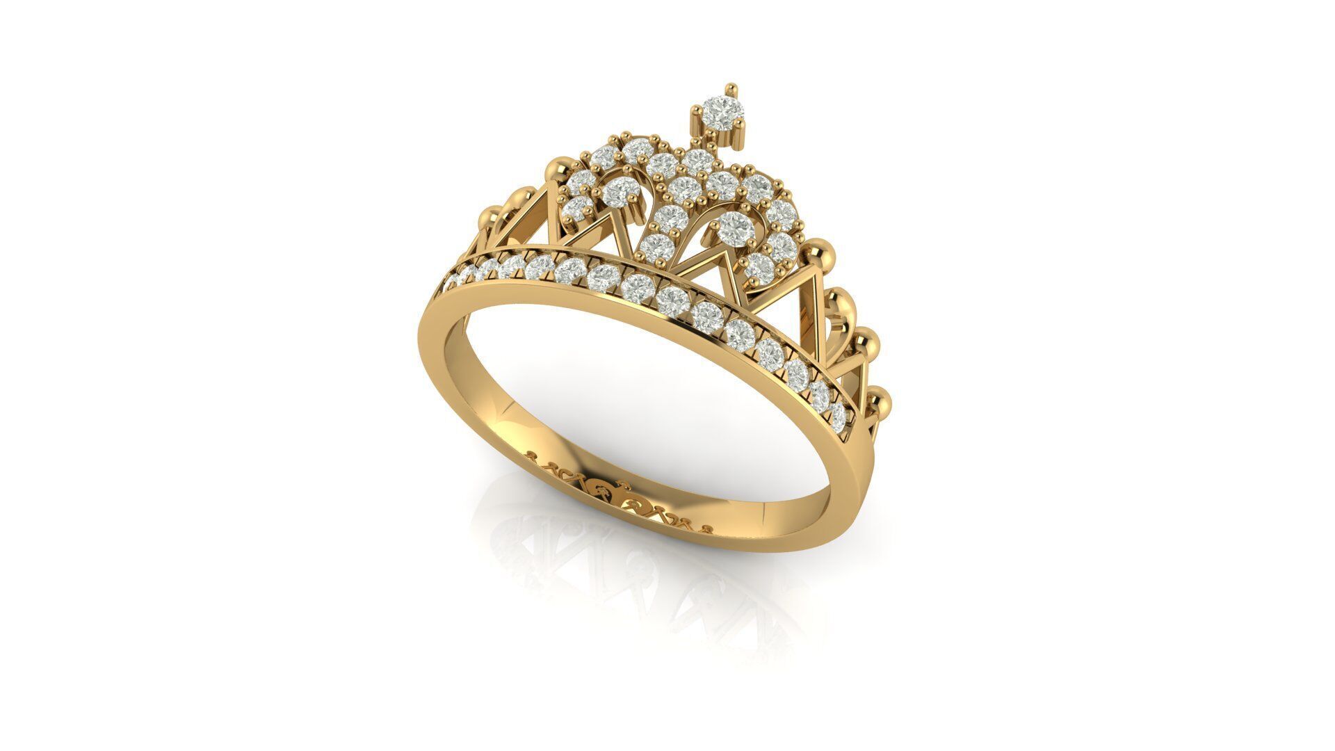 Ring 1051 double size 3D print model_11