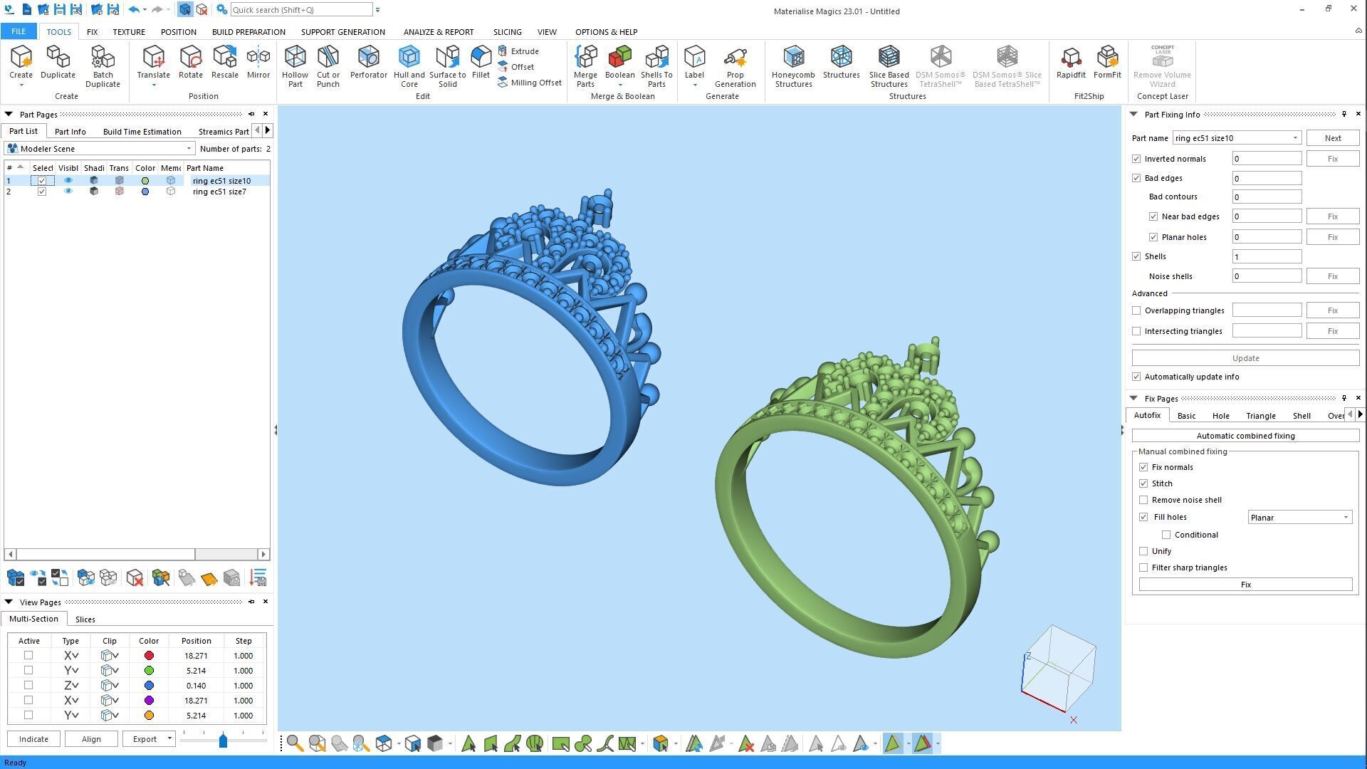 Ring 1051 double size 3D print model_7