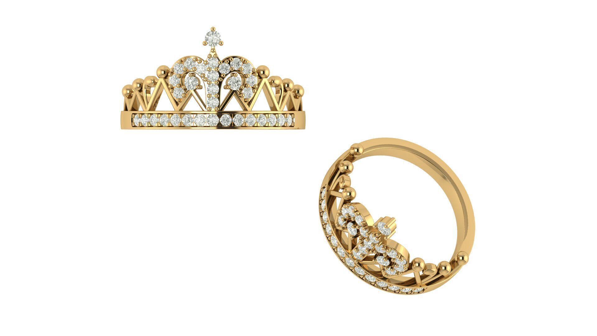 Ring 1051 double size 3D print model_9