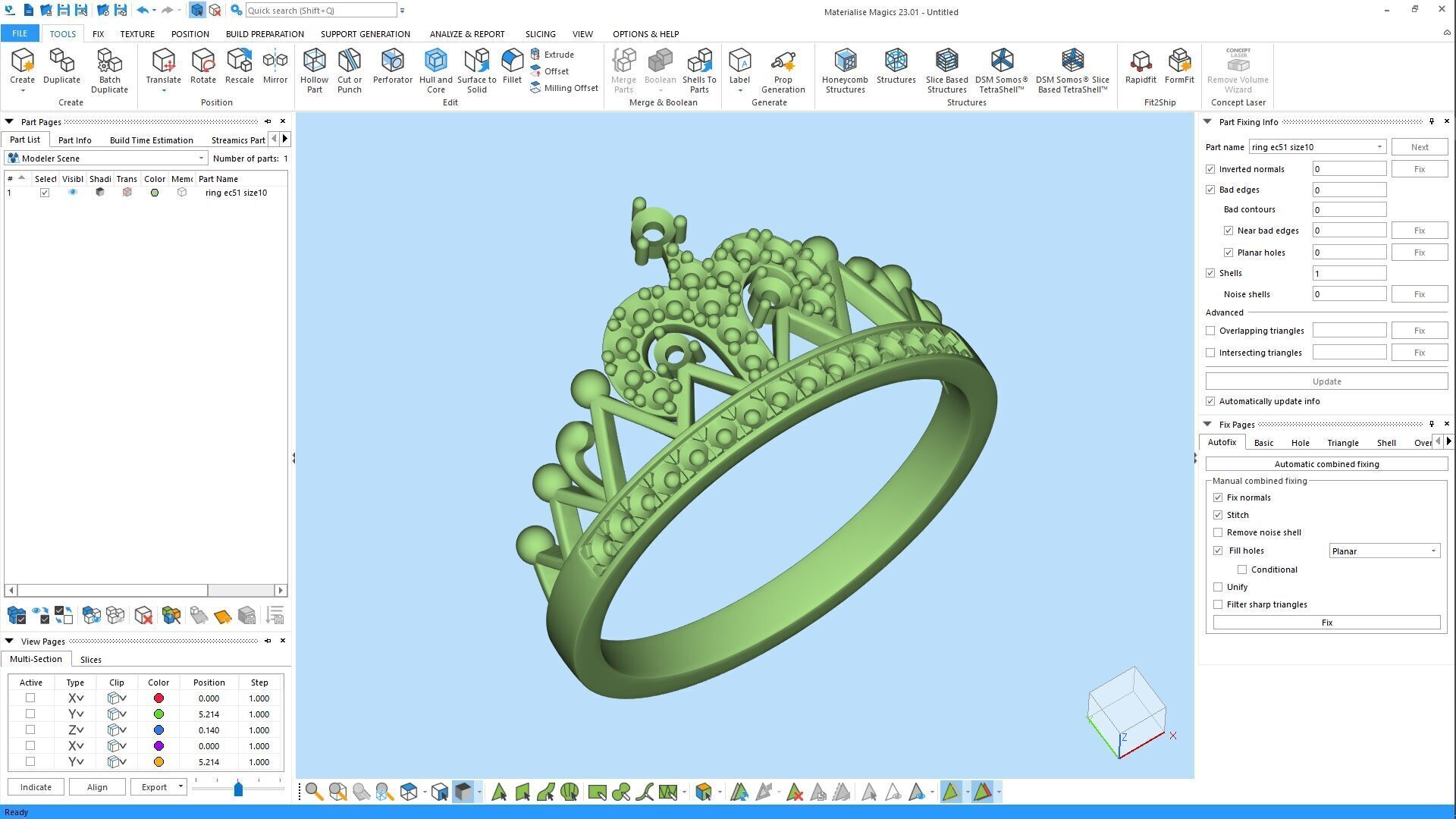 Ring 1051 double size 3D print model_6