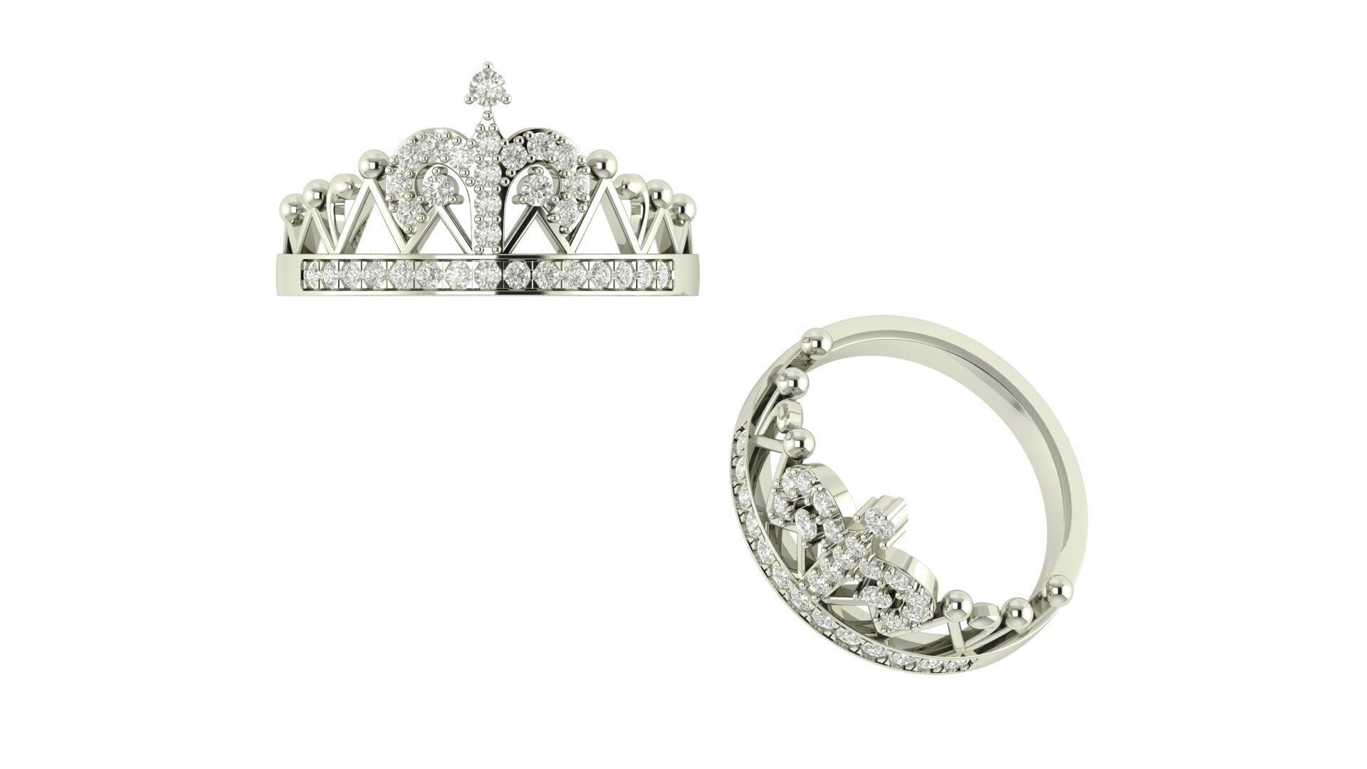 Ring 1051 double size 3D print model_10