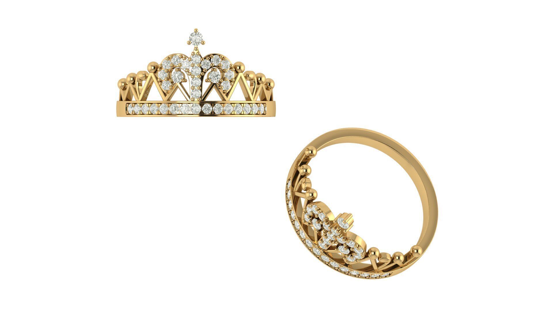 Ring 1051 double size 3D print model_15