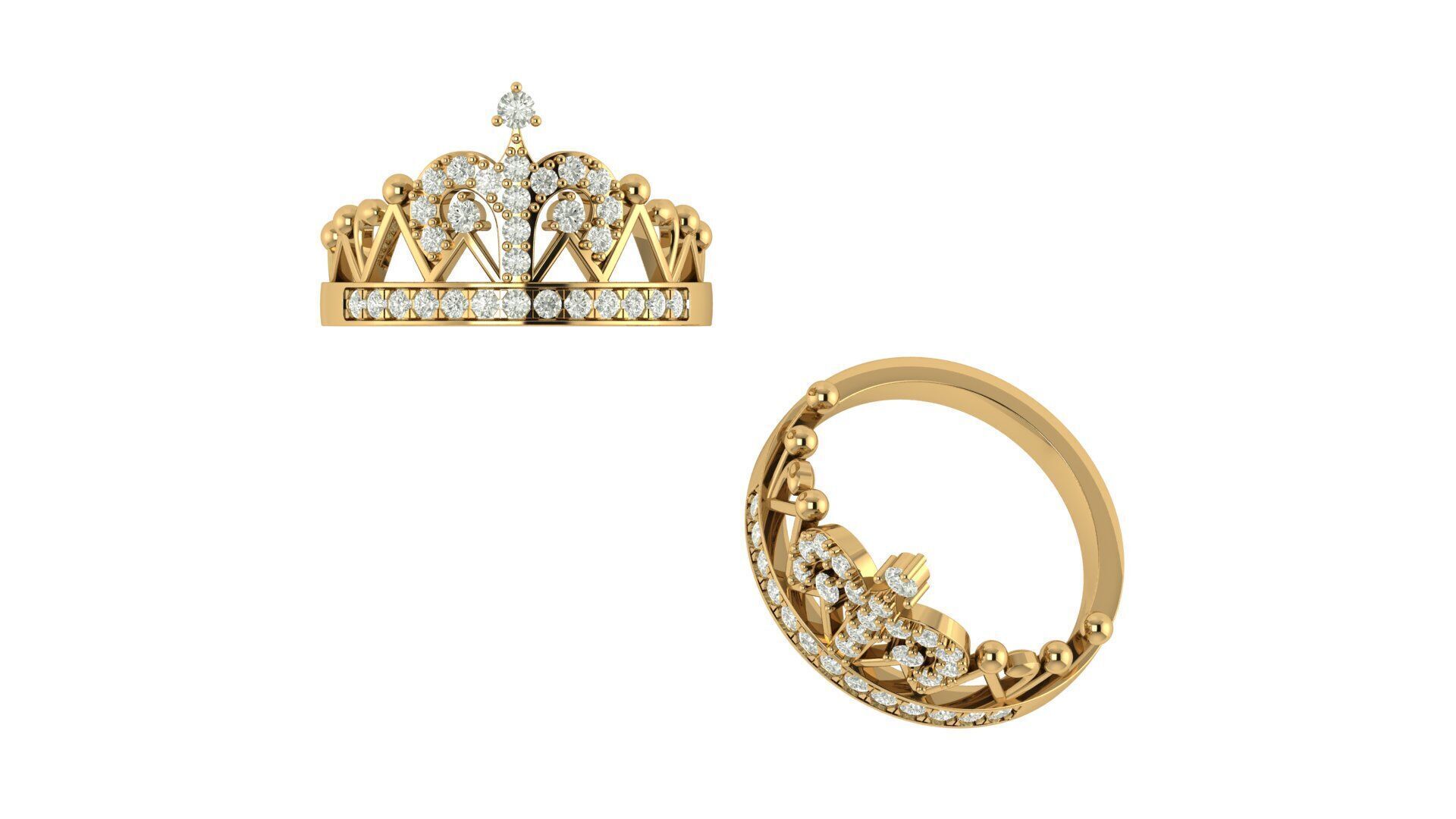 Ring 1051 double size 3D print model_21