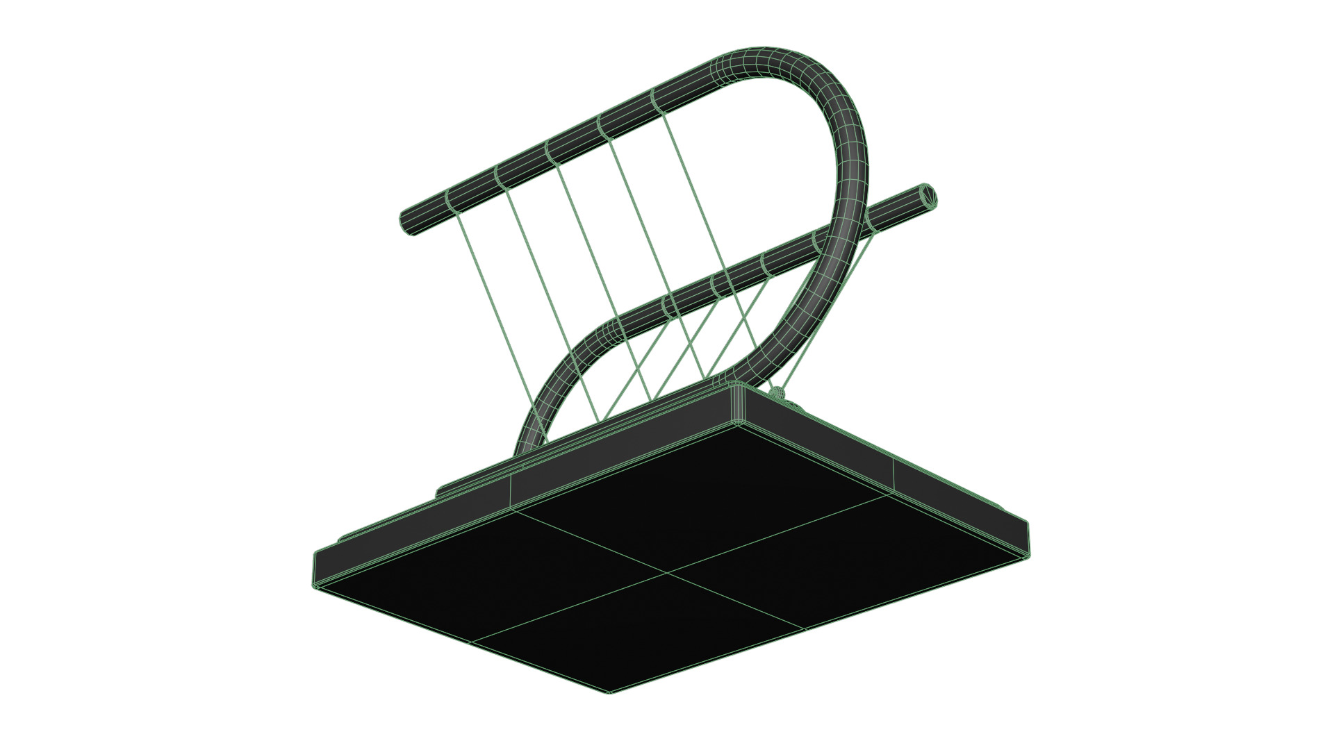 Newtons Cradle Low-poly 3D model_15