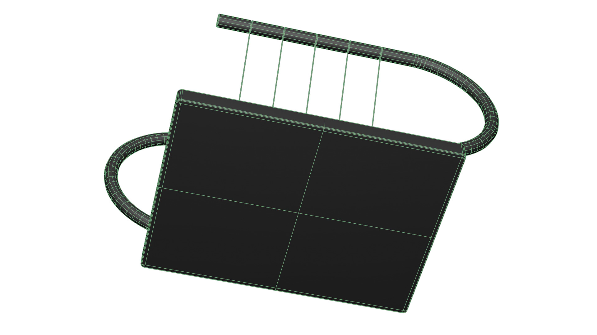 Newtons Cradle Low-poly 3D model_19