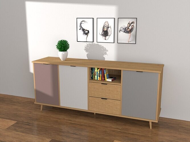 Chest of drawers 3D model