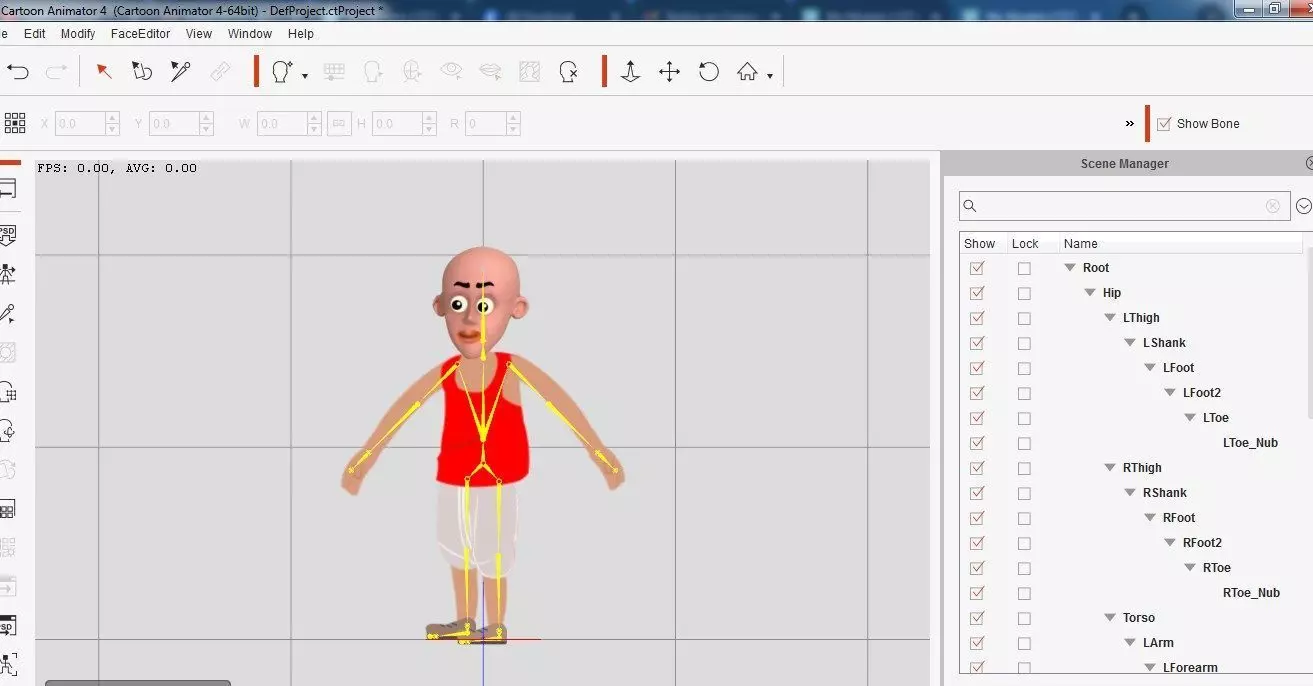 Patlu  cartoon character in 2D 3D model_0