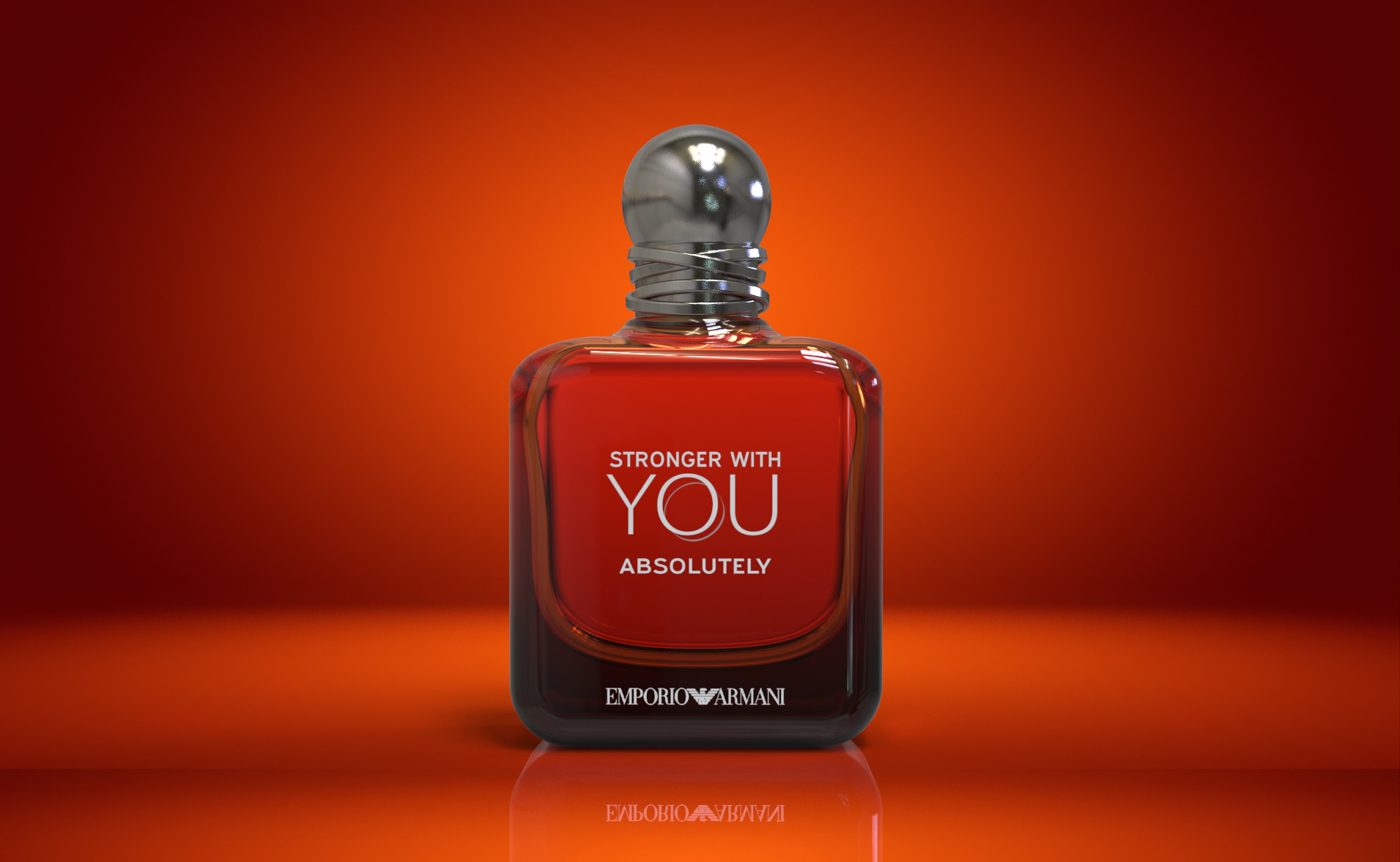 Strong with YOU by Emporio Armani 3d bottle  3D print model_1