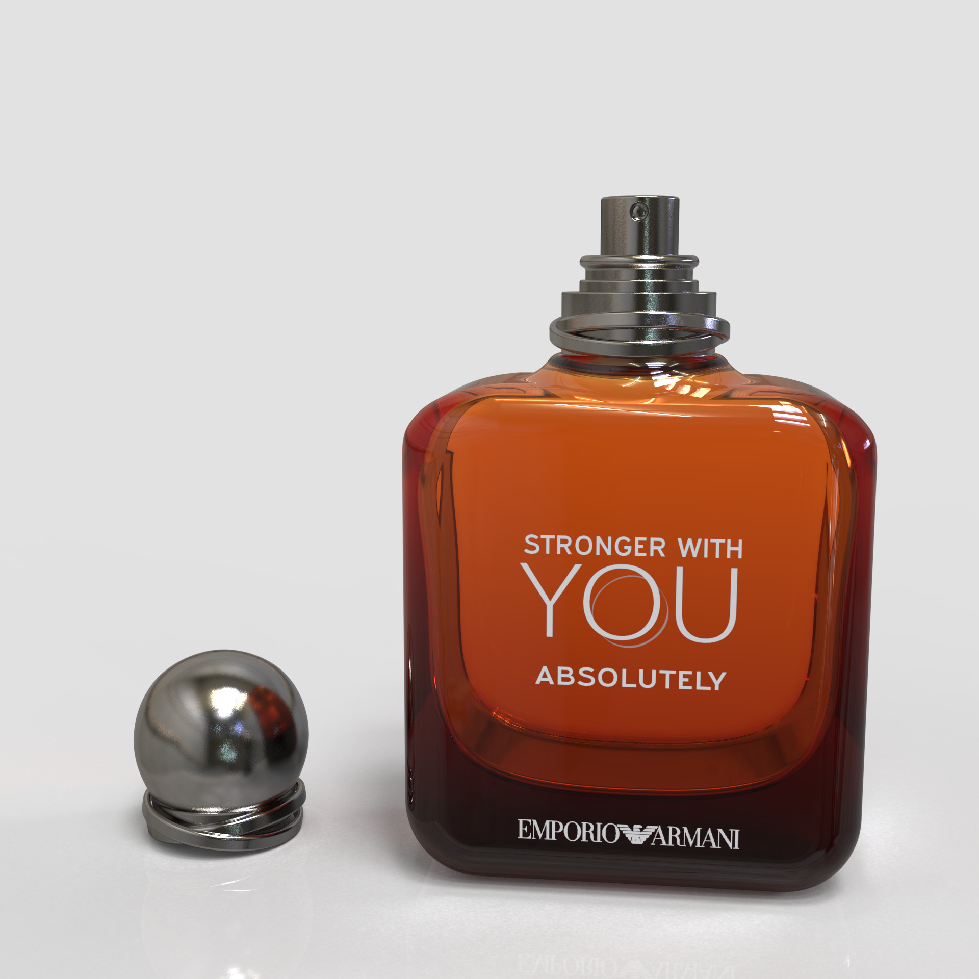Strong with YOU by Emporio Armani 3d bottle  3D print model_10